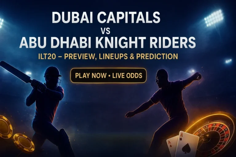Dubai Capitals vs Abu Dhabi Knight Riders