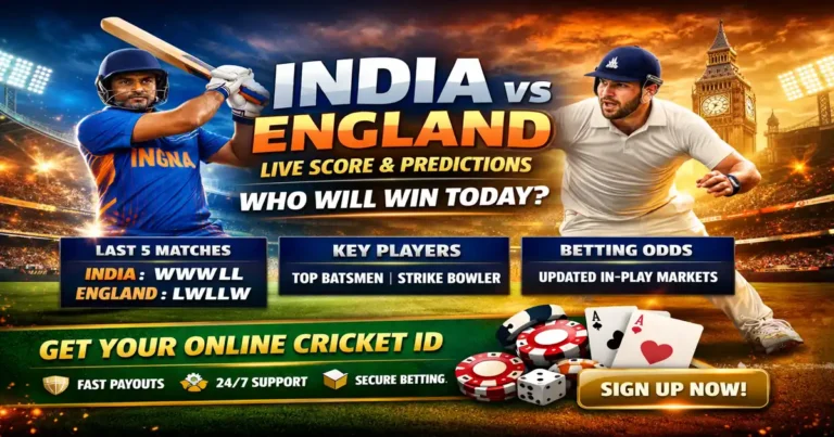 Ind vs Eng Live Score Today