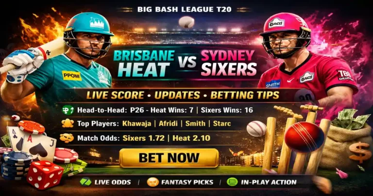 Brisbane Heat vs Sydney Sixers