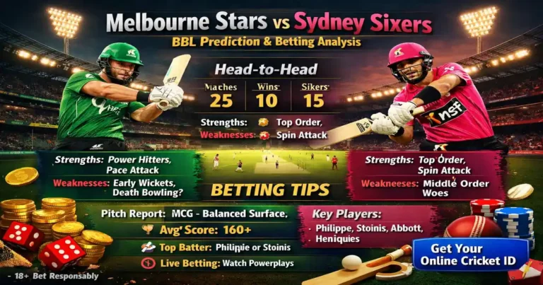 Melbourne Stars vs Sydney Sixers